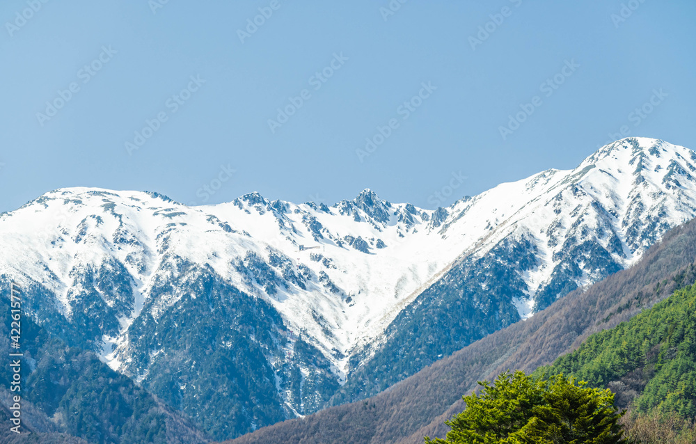 雪の木曽駒ケ岳