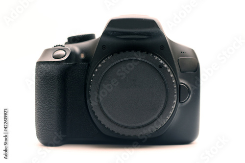 Slika na platnu No logo digital SLR crop sensor body camera without lens and with hood