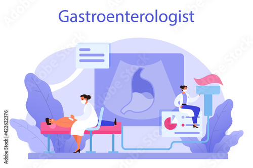 Gastroenterology doctor concept. Idea of health care and stomach