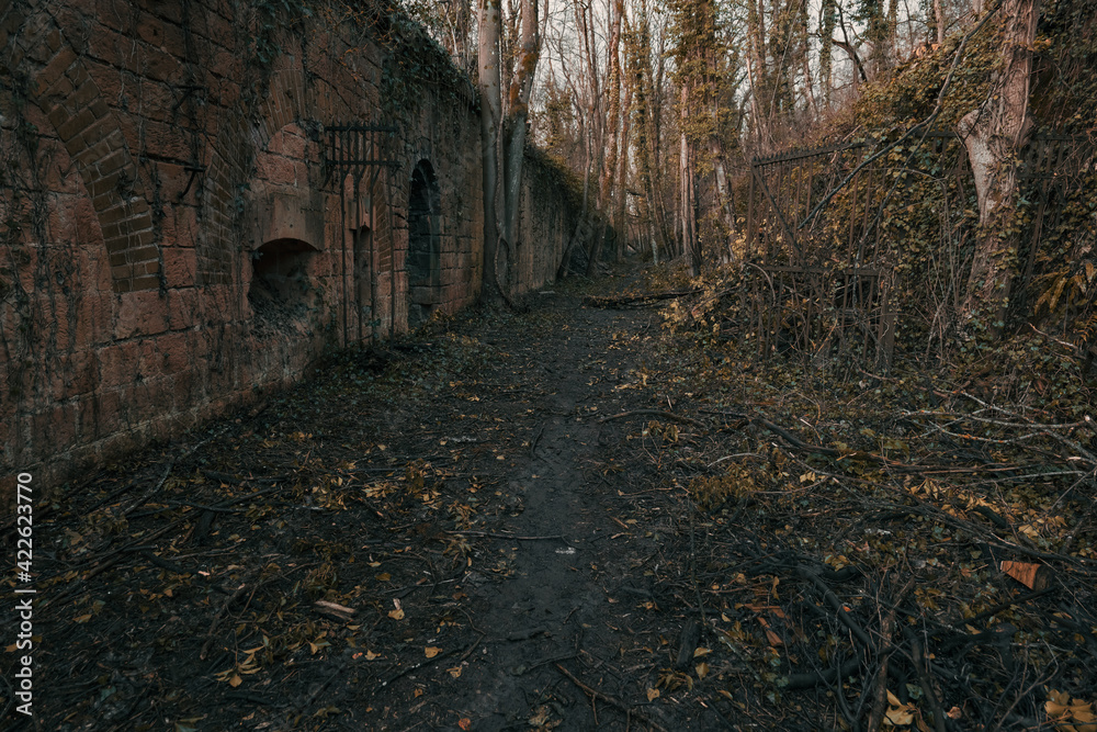 old abandoned building