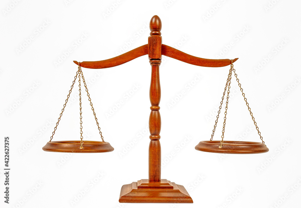 Scales of Justice Isolated On White With Copy Space REVISED Scales of Justice Isolated On White With Copy Space REVISED