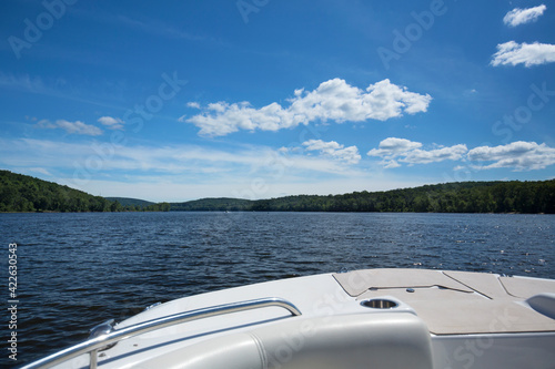 Boating the Connecticut River near Haddam in June. © duke2015
