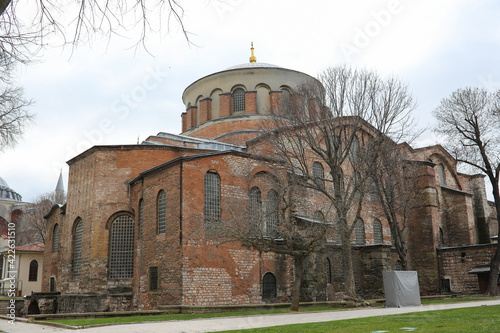 Hagia Irene Church in Istanbul, Turkey photo