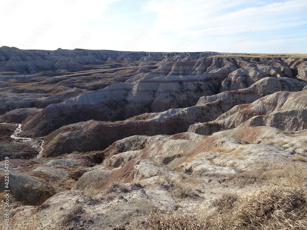 Obraz premium Badlands National Park, Dakota Del Sur, USA