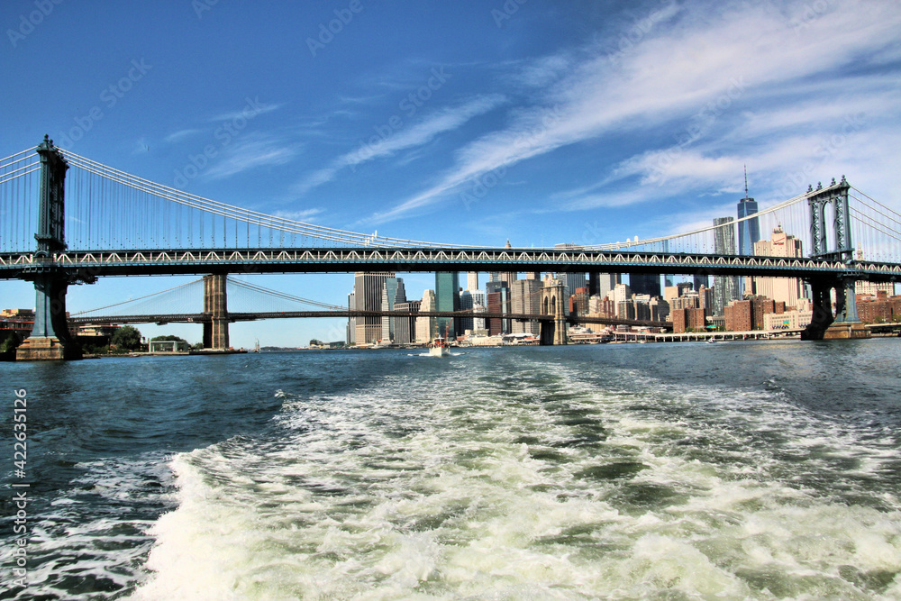 A view of New York from the river A view of New York from the river