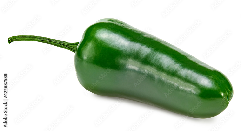 Jalapeno chili peppers isolated on white background Capsicum annuum fruits. clipping path Jalapeno chili peppers isolated on white background Capsicum annuum fruits. clipping path
