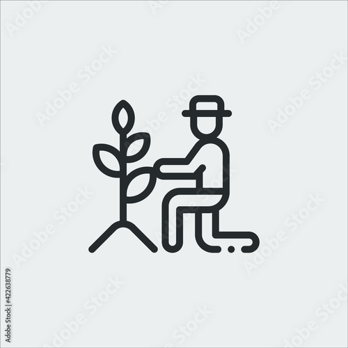 agriculture icon vector sign symbol