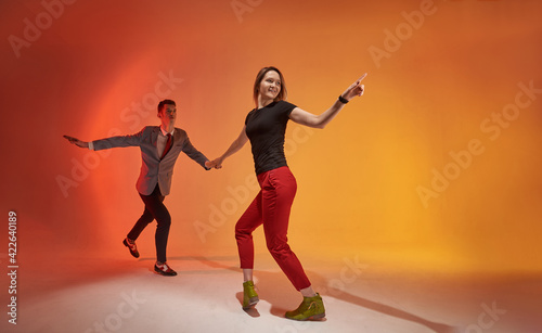 Photography Pair of dancers in action