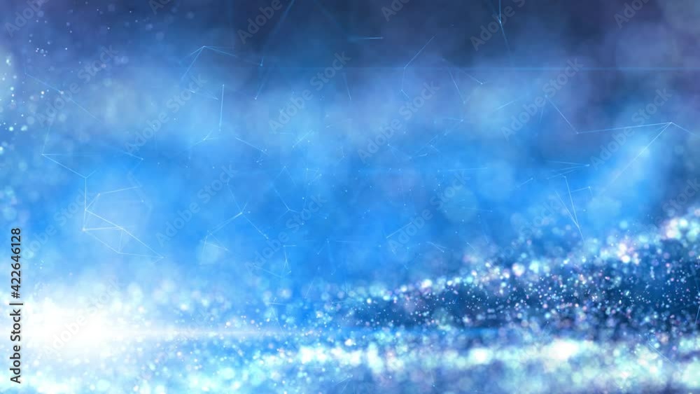 Abstract blurry dots random moving with shiny flare light. Copy space animation background. Abstract blurry dots random moving with shiny flare light. Copy space animation background.