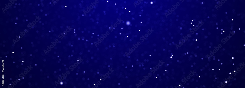 Fototapeta premium Particles of dust. Abstract digital background of points. Glowing plexus. Big data. Network or connection. Abstract technology science background. 3d rendering