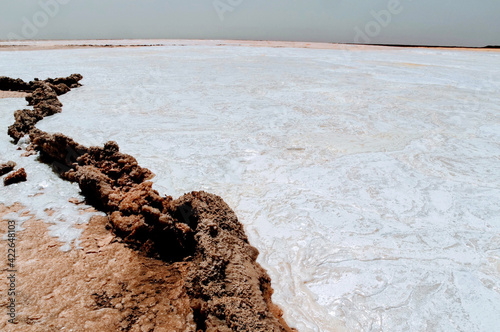 Paysages de Dallol, désert de Danakil, Éthiopie photo