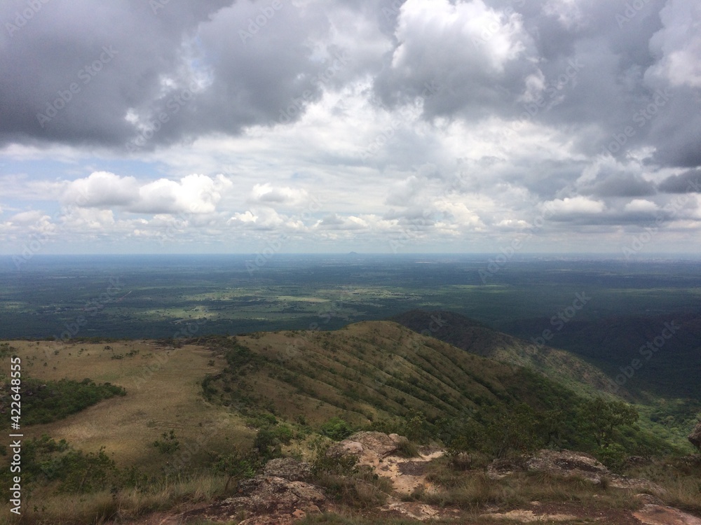 Fototapeta premium clouds over the mountains