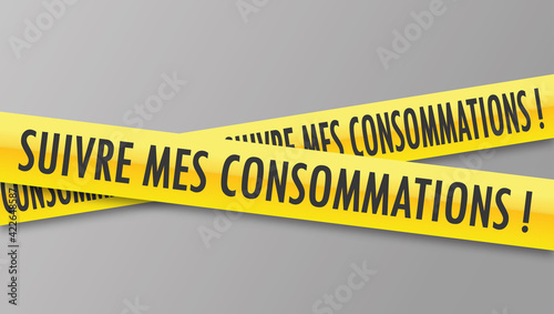Logo suivre mes consommations.