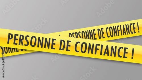 Logo personne de confiance.