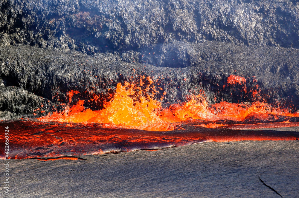 Volcan Erta Ale, désert de Danakil, Éthiopie