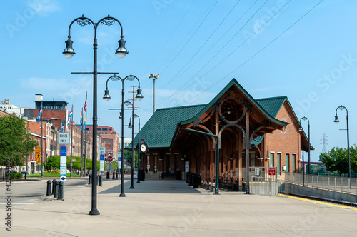 Riverfront bus & train terminal in Nashville, Tennessee, United States of America.
