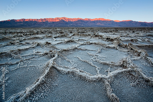 Sunrise at Badwater Basin in Death Valley National Park, CA