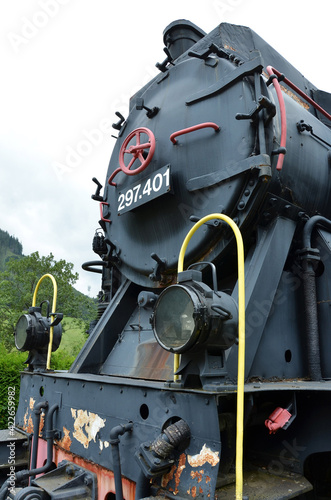 Dampflokomotive in Vordernberg in der Steiermark (Erzbergbahn), Österreich, Europa - Steam locomotive in Vordernberg in Styria (Erzbergbahn), Austria, Europe photo