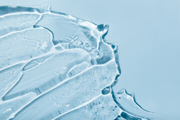 Gel serum texture. Make-up and cosmetics texture background, skincare product and beauty cream