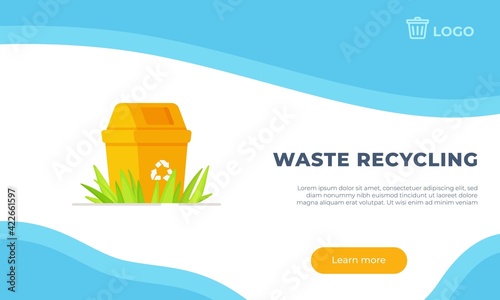 Ordering service of garbage removal to the landfill. Vector illustration of cleaning the house and collecting unwanted items for disposal. Tidying up the apartment before the holidays. Site for callin