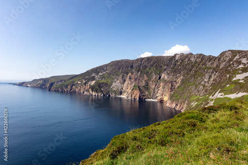 Coastline of the southwestern edge of Ireland in Clare county