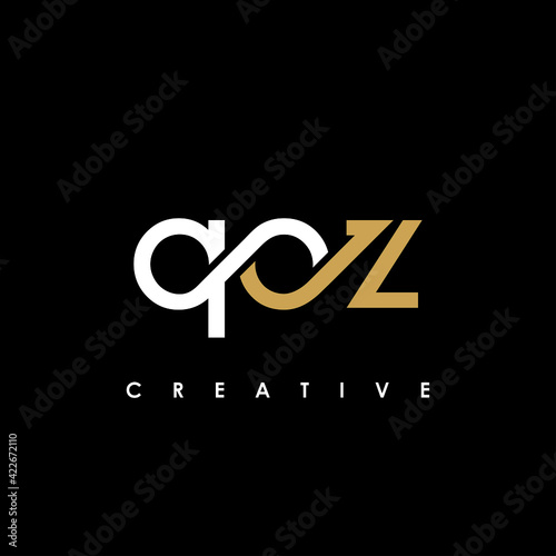 QOZ Letter Initial Logo Design Template Vector Illustration