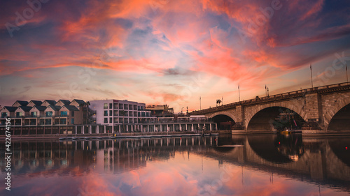 Sunset on the Channel photo