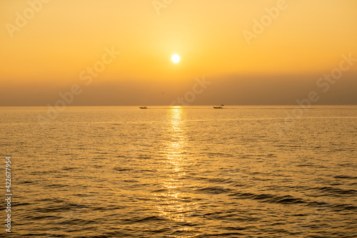 Danshui at Sunrise, Huizhou, Guangdong, China