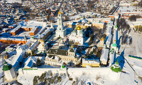 Photography Aerial panoramic view of Holy Trinity St
