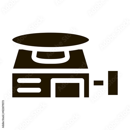 potter s wheel icon Vector Glyph Illustration