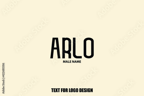 Karson Male Name Calligraphy Text For Logo Designs and Shop Names