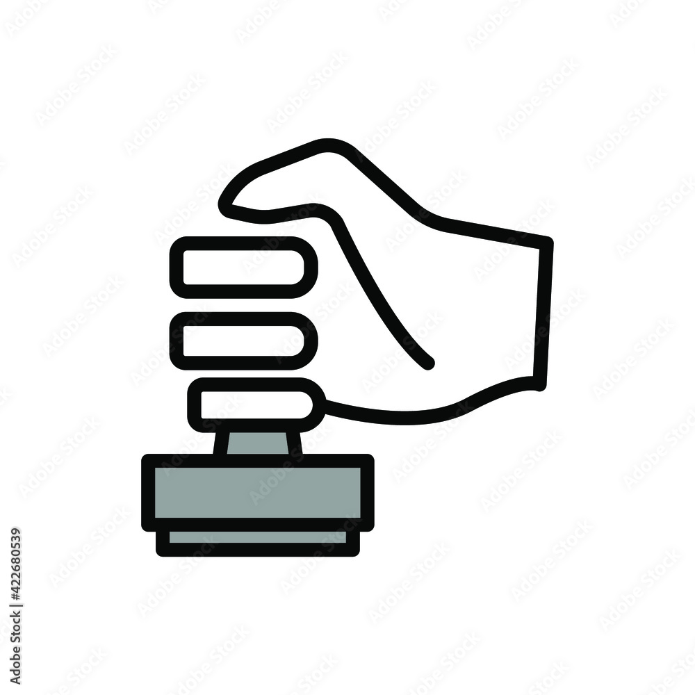 Illustration Vector graphic of stamp icon Illustration Vector graphic of stamp icon