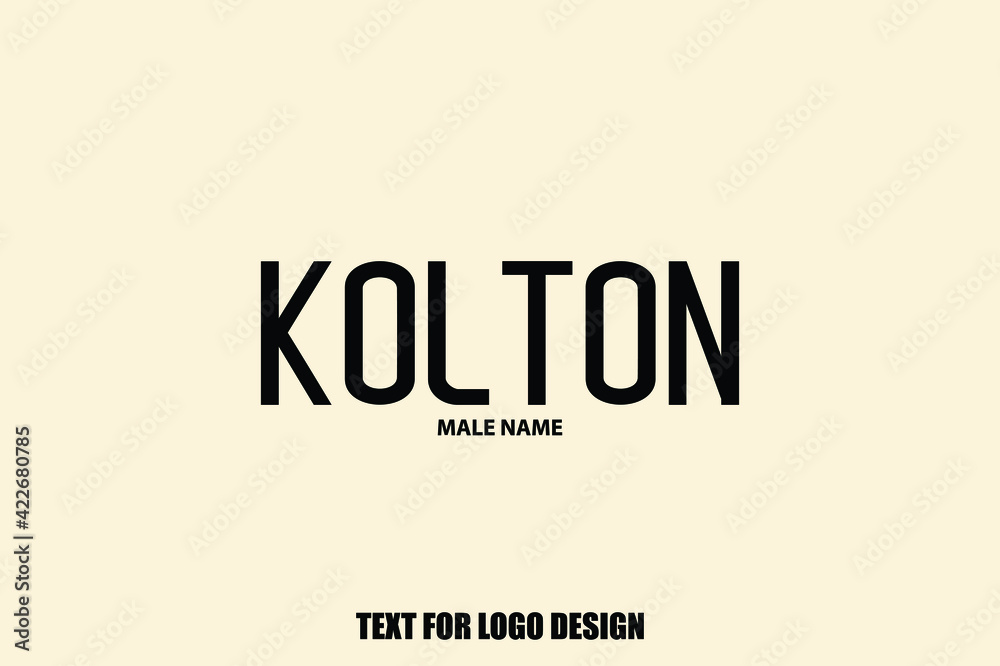 Kolton Male Name Calligraphy Text For Logo Designs and Shop Names Kolton Male Name Calligraphy Text For Logo Designs and Shop Names
