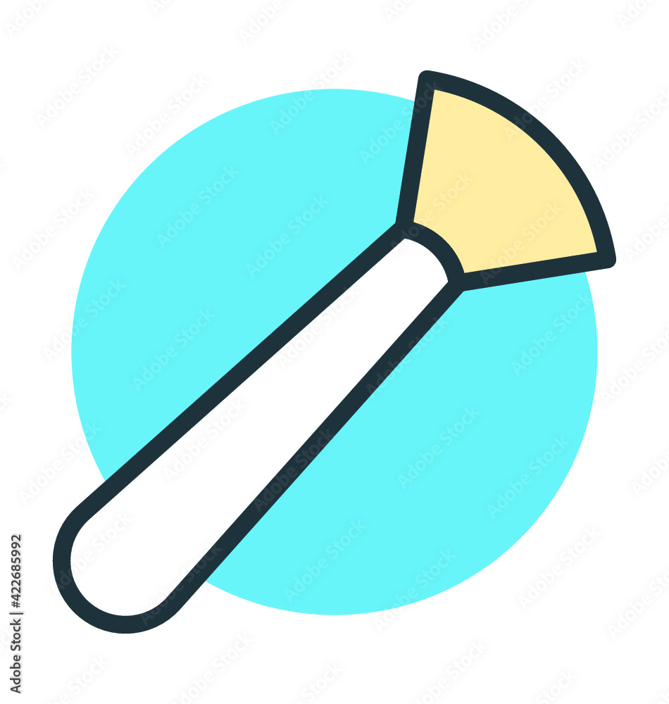 Eyelash Brush Vector Icon Eyelash Brush Vector Icon