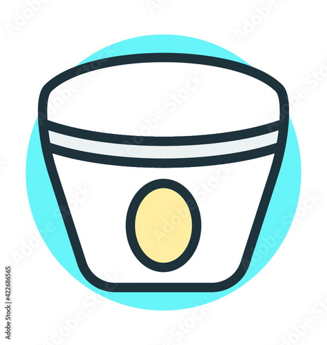 Cream Bottle Vector Icon