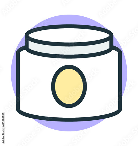 Cream Bottle Vector Icon