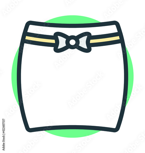 Skirt Vector Icon