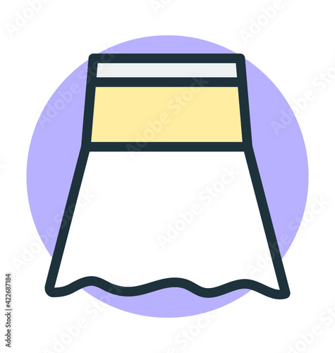 Skirt Vector Icon
