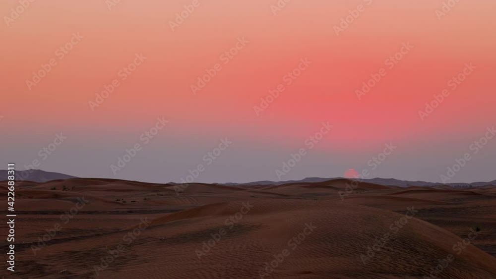 Unsurpassed Sunset In The Desert. Amazing East. Unsurpassed Sunset In The Desert. Amazing East.