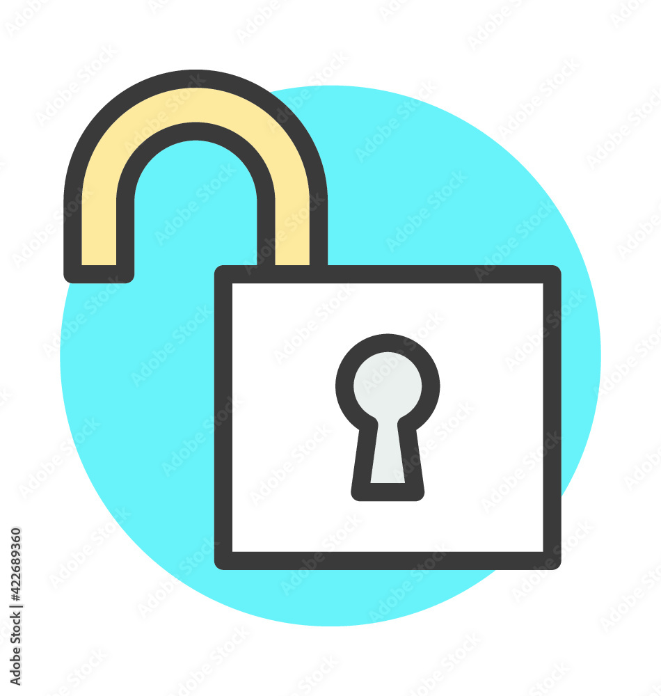 Lock Vector Icon Lock Vector Icon