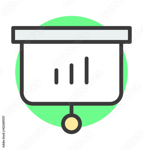 Graph Vector Icon