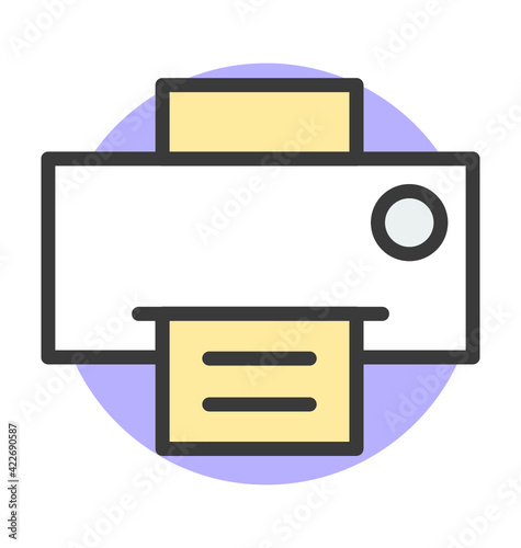 Facsimile Vector Icon