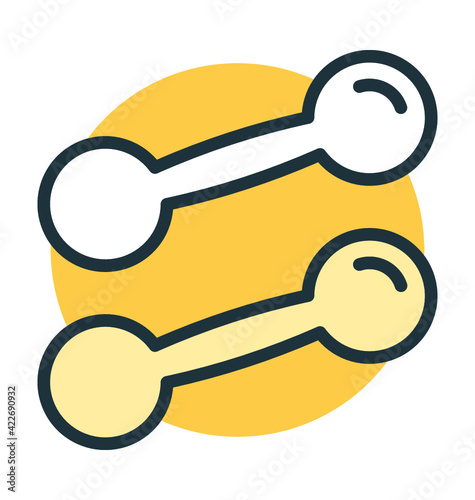 Dumbbells Vector Icon