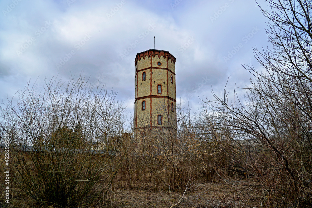water tower called the Mariusz Gajdek water tower built in the 2nd half of the 19th century in the village of Choroszcz in Podlasie, Poland