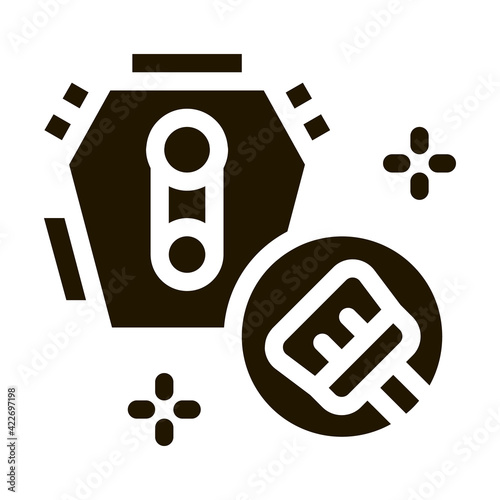 internal cleaning icon Vector Glyph Illustration