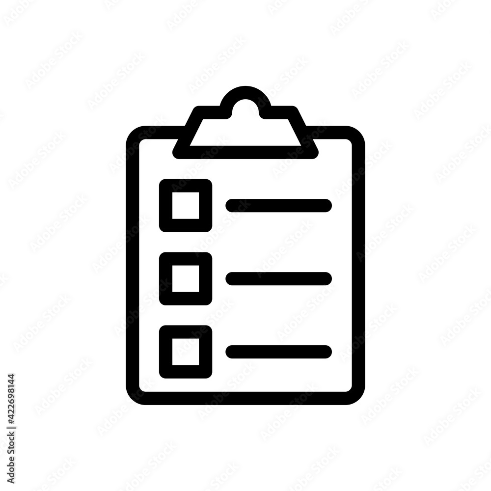 clipboard list clipboard list