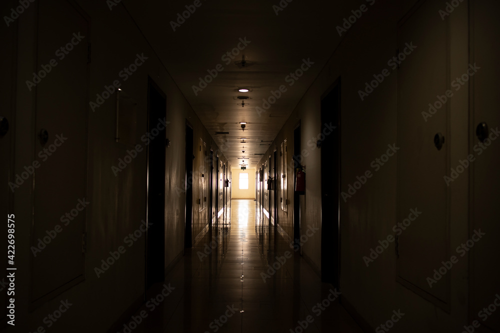 The hallway in the apartment during the day