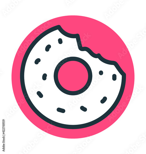 Donut Vector Icon