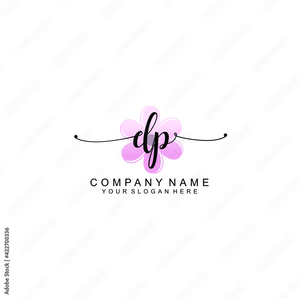 DP Initials handwritten minimalistic logo template vector DP Initials handwritten minimalistic logo template vector