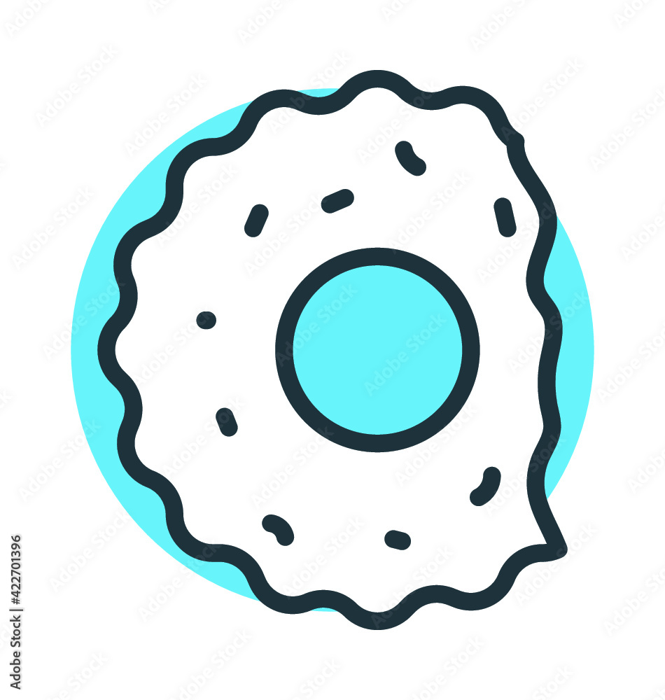 Cookie Vector Icon Cookie Vector Icon